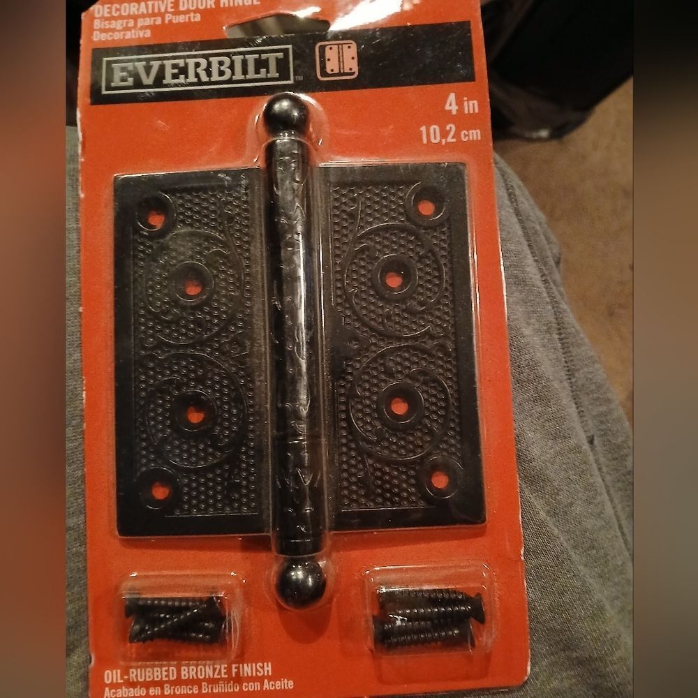 Everbilt Decorative Door Hinges 4 In 10,2 Cm Oil Rubbed Bronze Finish Have Multi